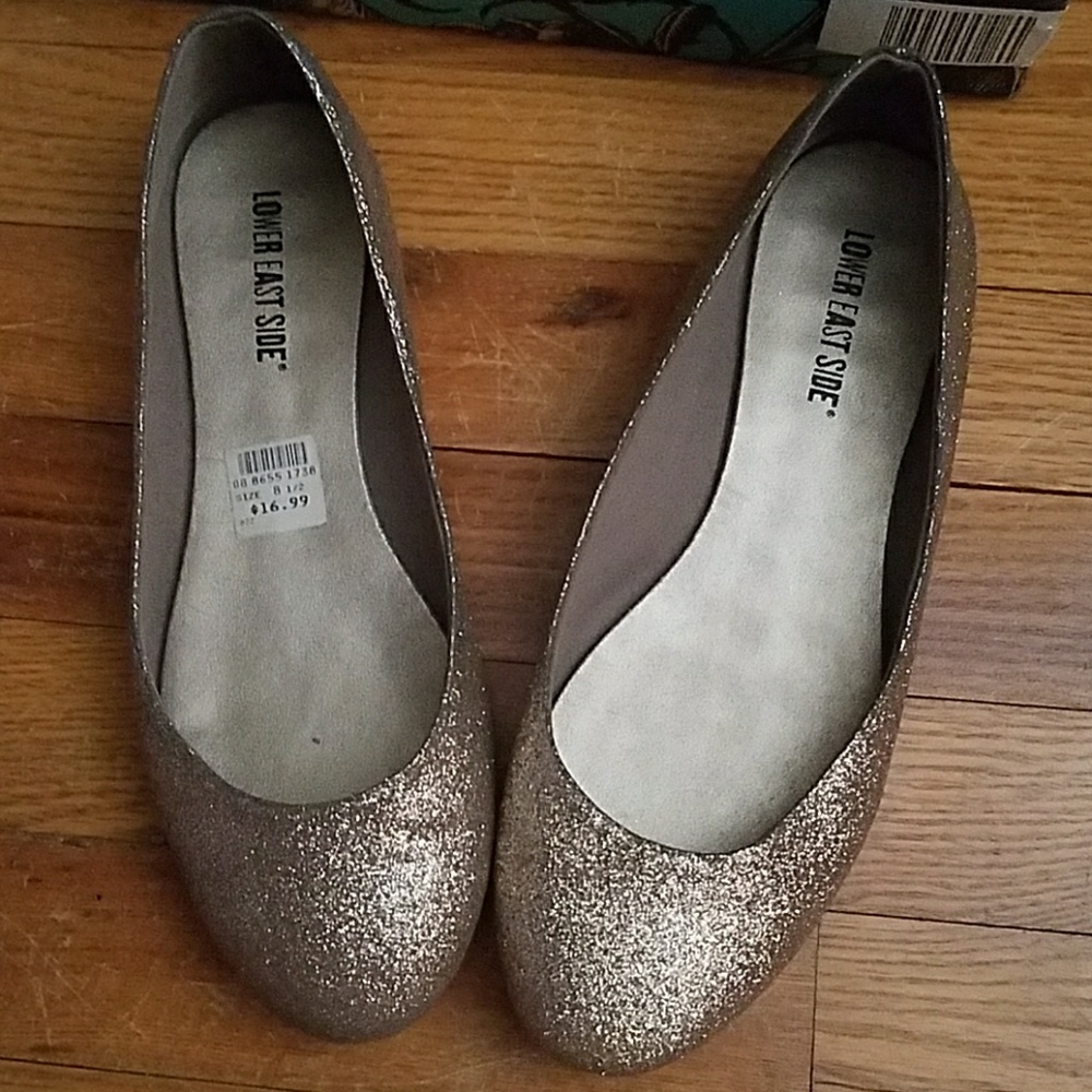 GOLD SPARKLE SZ 8.5